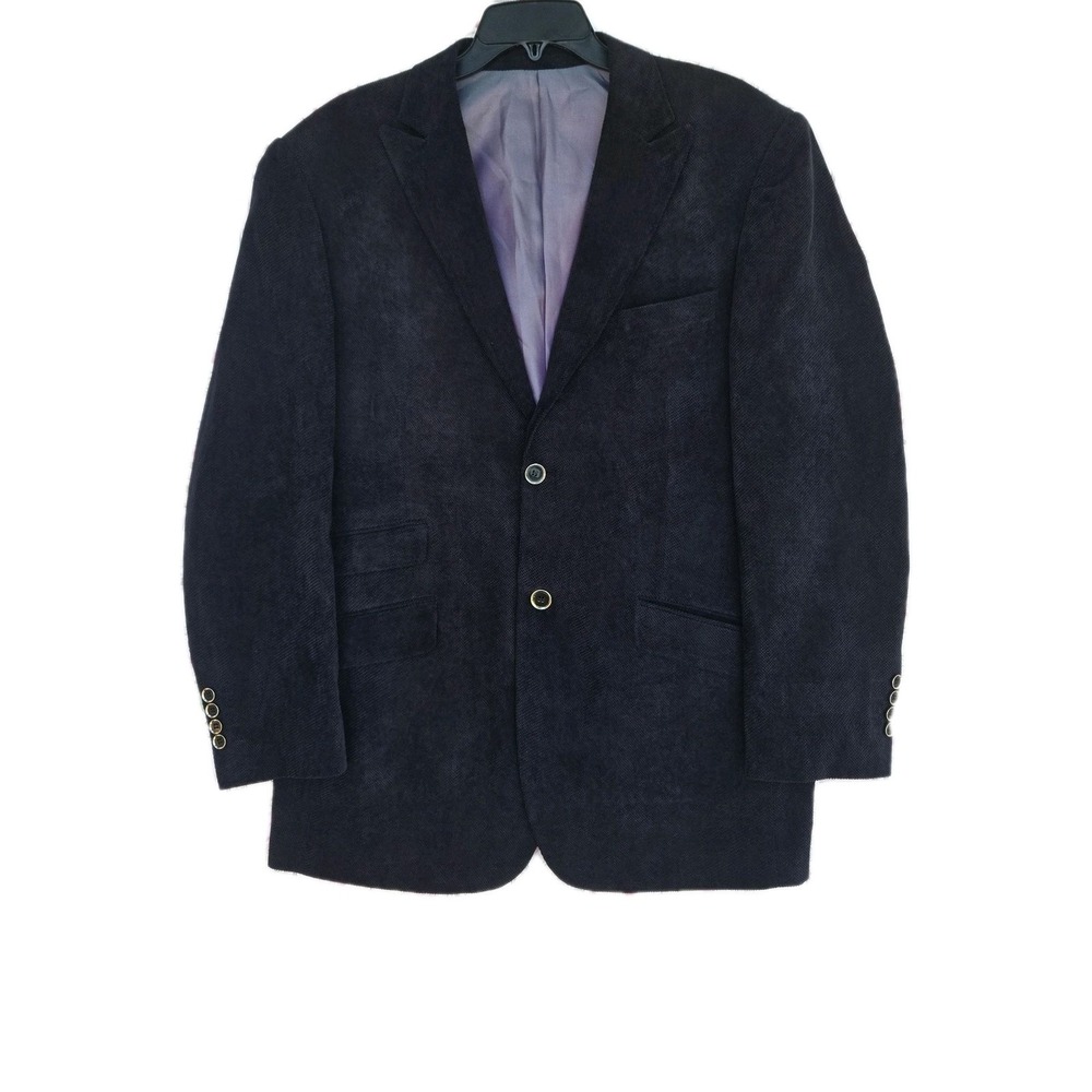 Inserch Mens Large Navy‎ Blue Blazer Limited Edition Style Italy Jacket Sz Large